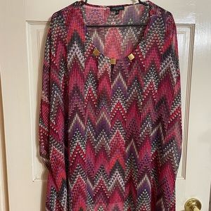 Notations gold hardware detailed tunic